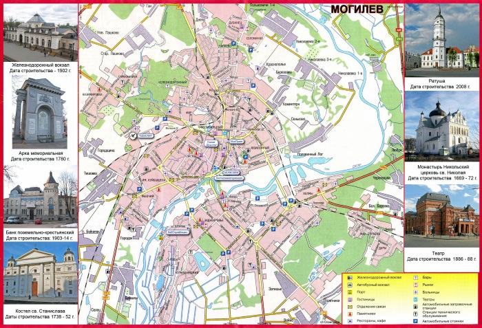 Достопримечательности Могилева, интересные места. Фото с описанием. Путеводитель
