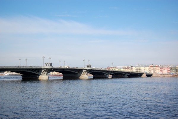 Благовещенский мост в Санкт Петербурге. История, где находится на карте, ближайшее метро, архитектор