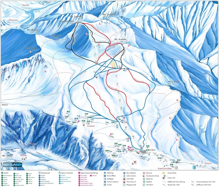 Горнолыжный курорт Гудаури в Грузии. Описание, отели, цены