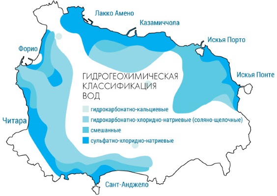 Искья. Отели с термальными источниками и лечение 3, 4, 5 звезд, расположение. Туры, цены 2023