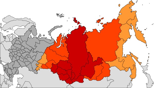 Что относится к сибири какие города