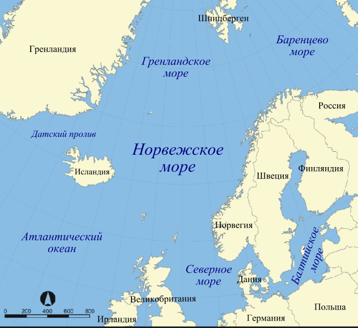 Моря Северного Ледовитого океана. Обитатели, течения, соленость, площадь