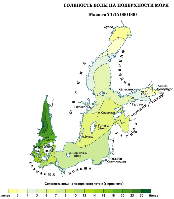 Балтийское море. Где находится на карте мира, ресурсы, характеристика