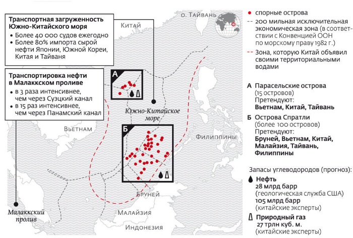 Южно-китайское море. Где находится на карте мира, глубина, описание, острова