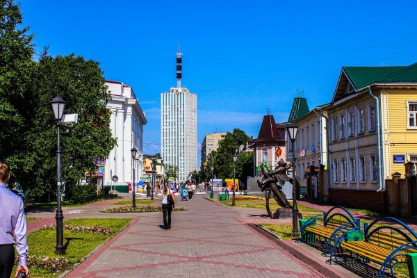 Архангельск на карте России, достопримечательности с описанием в городе и окрестности
