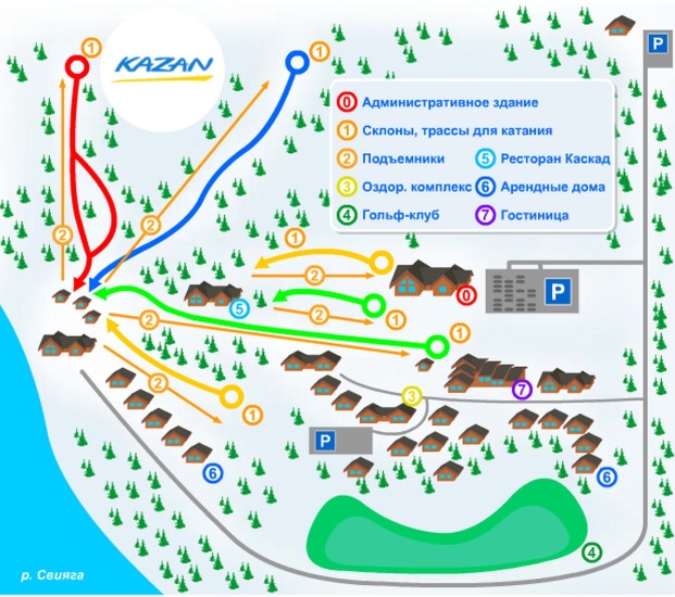 Горнолыжные курорты Татарстана. Рейтинг, расположение, цены и отзывы