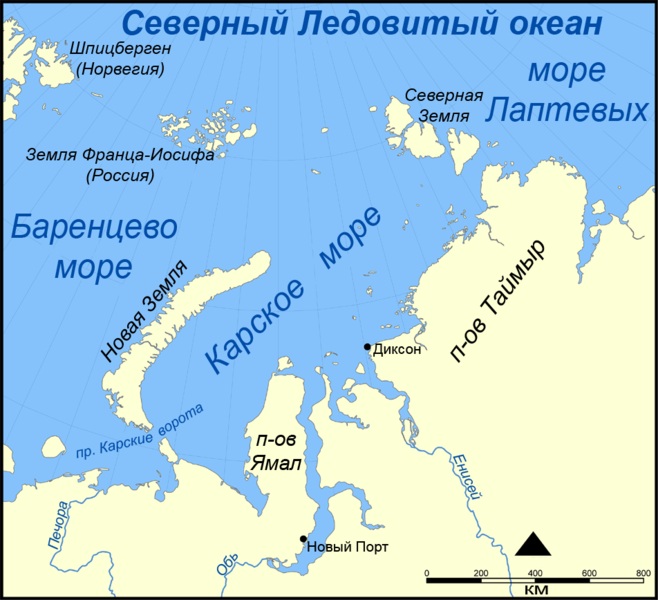 Моря, омывающие Россию. Презентация, карта, характеристики и описание