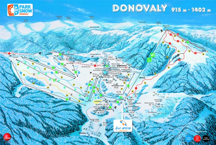 Горнолыжные курорты Словакии с термальными источниками. Трассы, гостиницы, цены