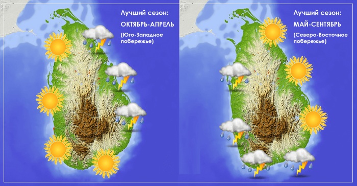 Шри-Ланка. Сезон для отдыха по месяцам, пляжи и отели, лучшие курорты, фото