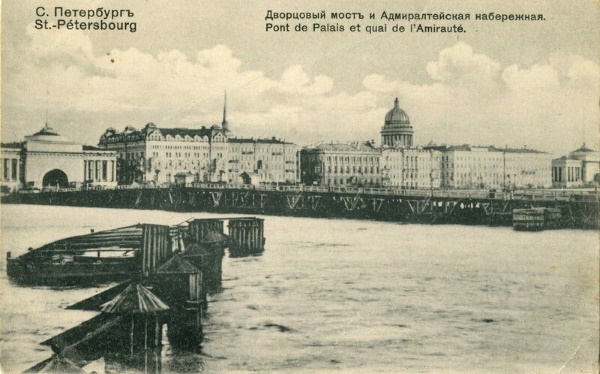 Дворцовый мост в Санкт-Петербурге. Фото, история, когда разводят, интересные факты