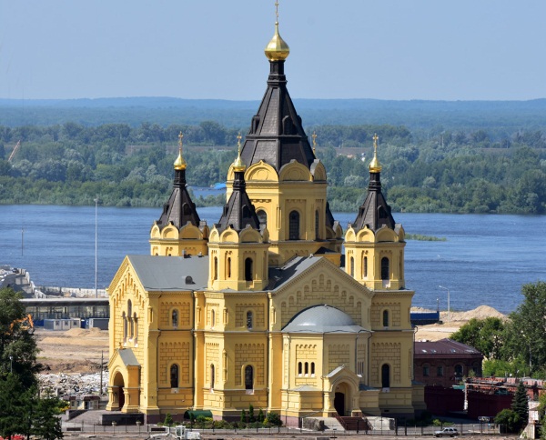 Александро-Невский Новоярмарочный Собор, Нижний Новгород. История, фото, адрес