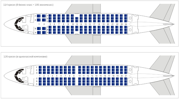 Боинг 737 -300 -400 -500 -700 -800 -900. Схема салона, фото, вместимость пассажиров, авиакомпании