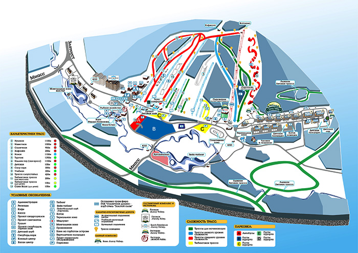 Горнолыжные курорты Челябинской области: Солнечная долина, Абзаково, Завьялиха, Евразия