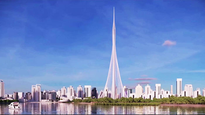 Дубай Крик Тауэр (Dubai Creek Tower). Высота сегодня, строительство