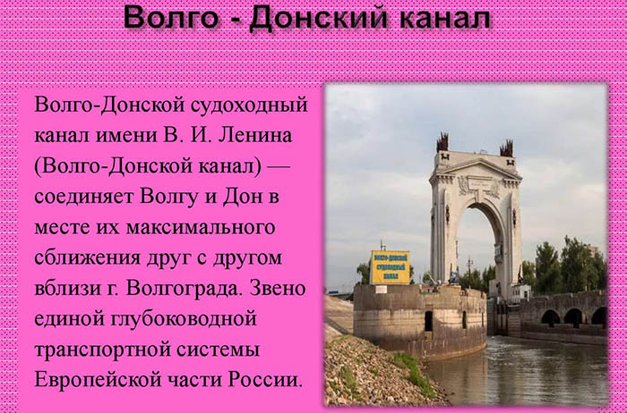 Волго-Донской канал на карте России (Волго-Дон). Где находится, длина