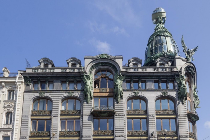 Здание Зингер в Санкт-Петербурге. Фото, история