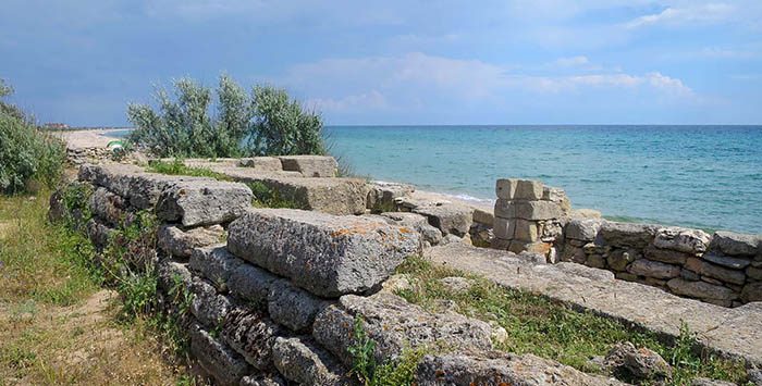 Коса Беляус, Крым. Фото, где на карте находится, пляж