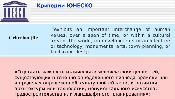 Всемирное наследие ЮНЕСКО в России. Список объектов