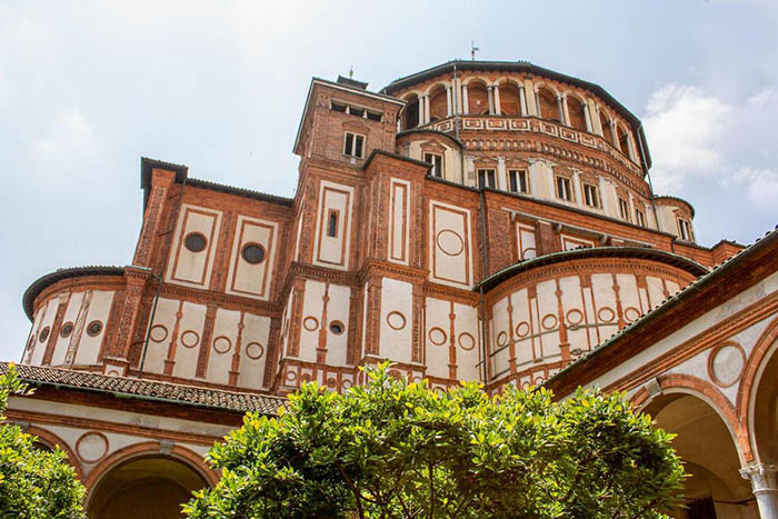 Церковь Санта Мария Делле Грацие в Милане, Италия