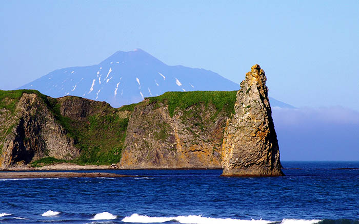 Остров Кунашир на карте с населенными пунктами. Фото