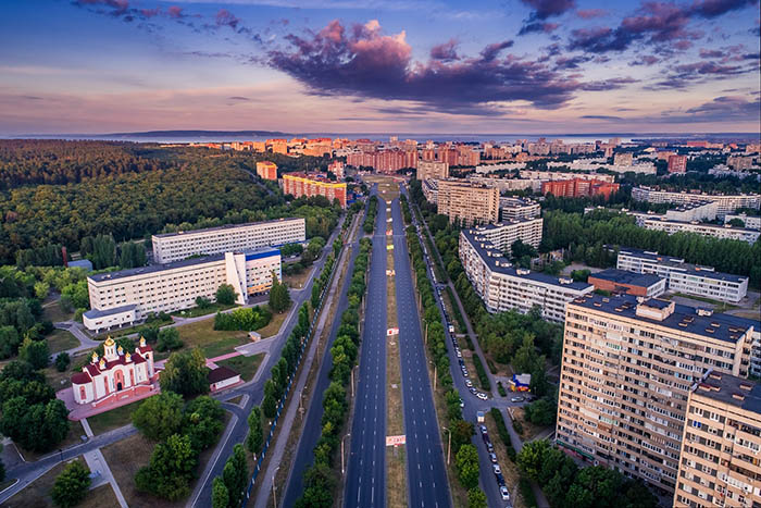 Поволжье на карте России с областями, городами. Где находится