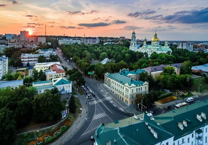 Поволжье на карте России с областями, городами. Где находится