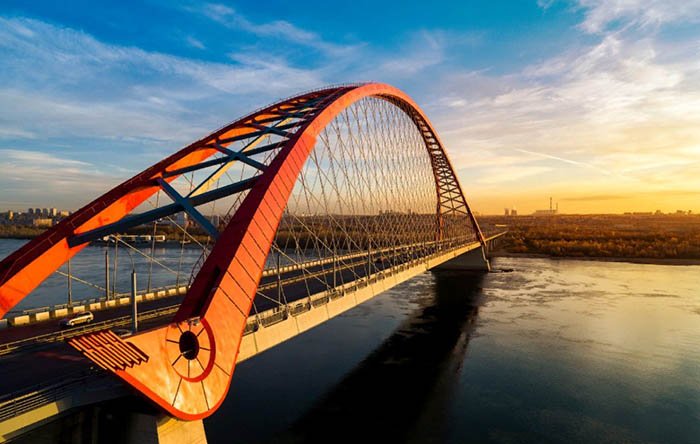 Бугринский мост, Новосибирск. Фото, где на карте, история строительства