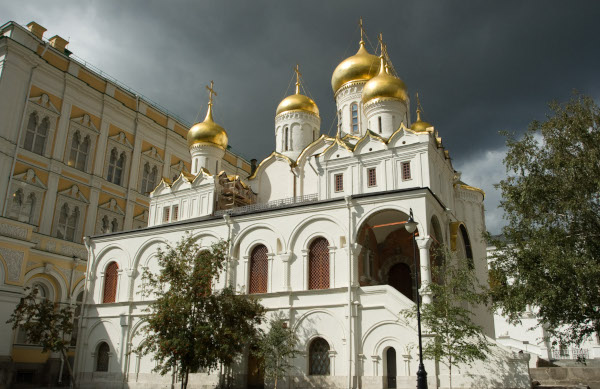 Благовещенский собор Московского кремля, Москва. Архитектор, фото