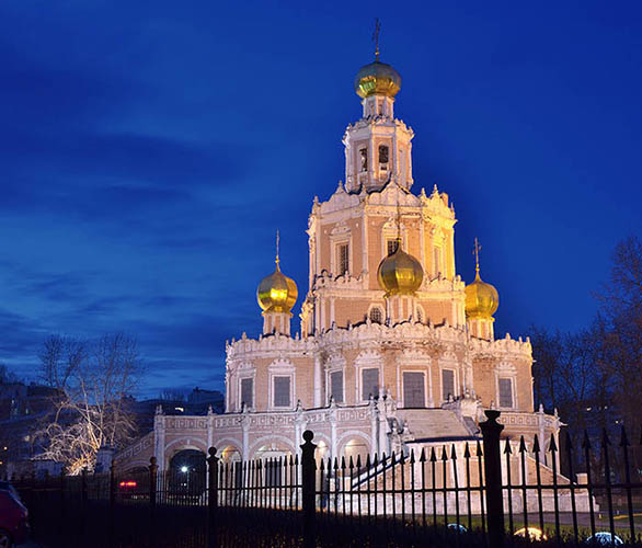 Церковь Покрова Пресвятой Богородицы в Филях, Москва. Архитектор, история