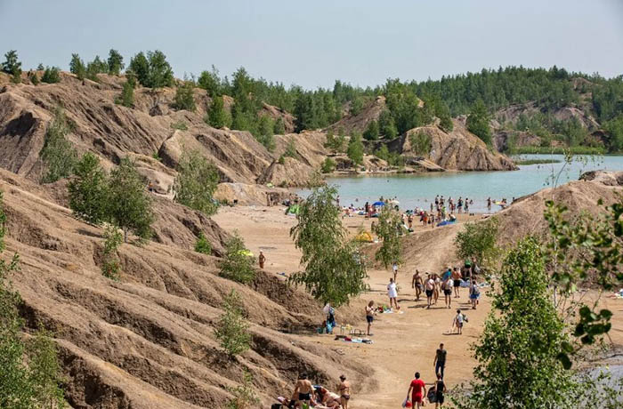 Голубые озера, Кондуки, Тульская область. Фото, где на карте