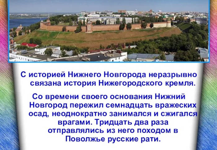 История Нижнего Новгорода. Краткое содержание для детей