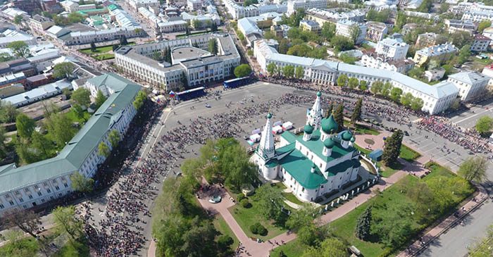 Советская площадь, Ярославль. Где на карте, фото, история