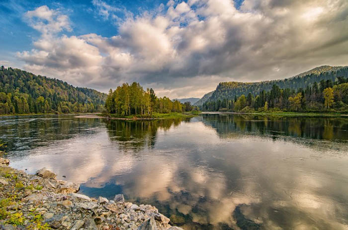 Реки Алтая. Список, названия на карте, фото