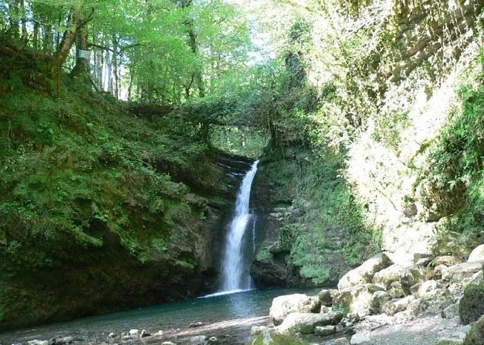 Водопад Пасть дракона и пещера Глубокий Яр, Сочи, Адлер. Фото