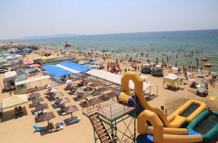 Песчаные пляжи Краснодарского края на Черном море для отдыха