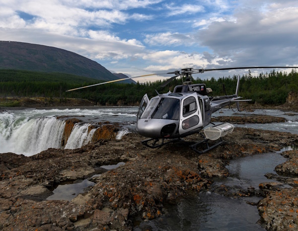 Тальниковый водопад, плато Путорана. Фото, высота