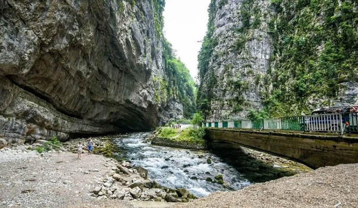 Юпшарский каньон (Каменный мешок) Абхазия. Фото