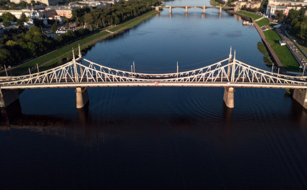 Староволжский мост, Тверь. Фото, история